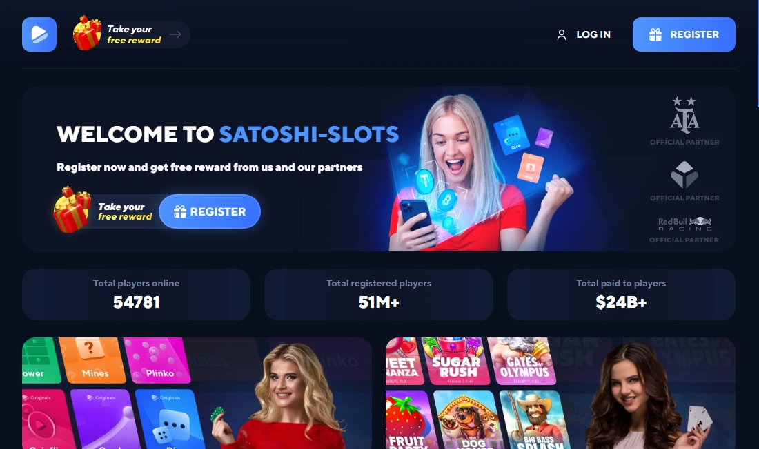 Satoshi-slots Casino Desktop screenshot